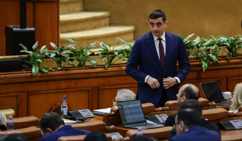 george simion parlament motiune cenzaura