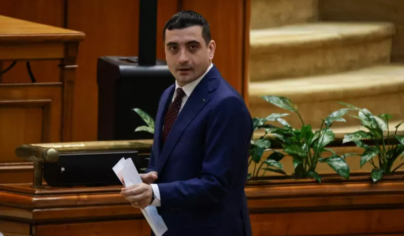 george simion parlament