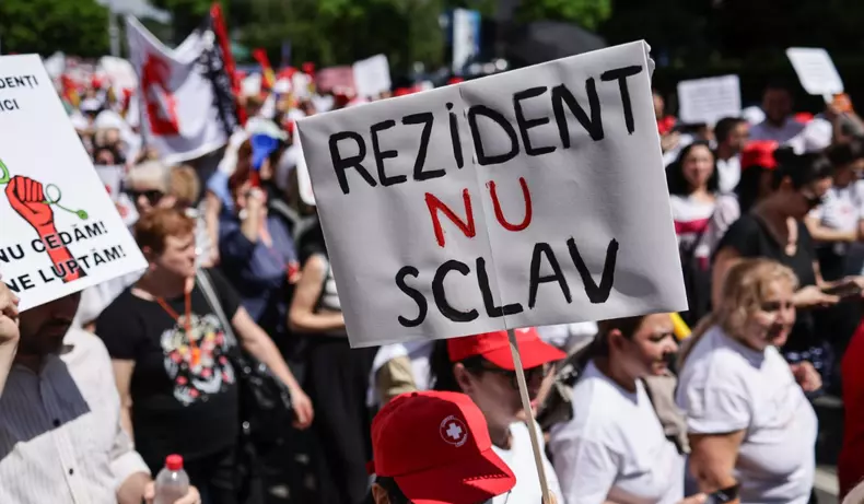 protest sindicalisti saitas