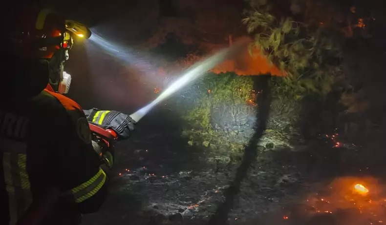 pompier roman stinge incendiu grecia