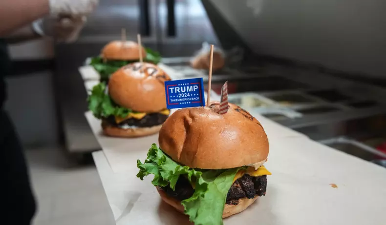 burger donald trump
