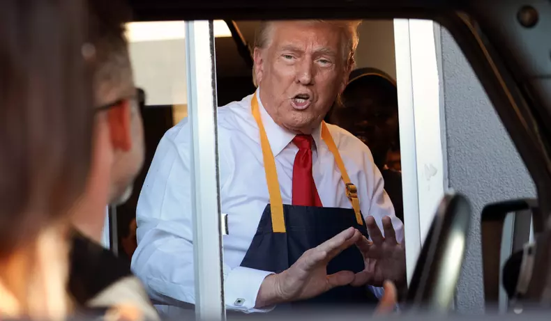 donald trump mc donalds