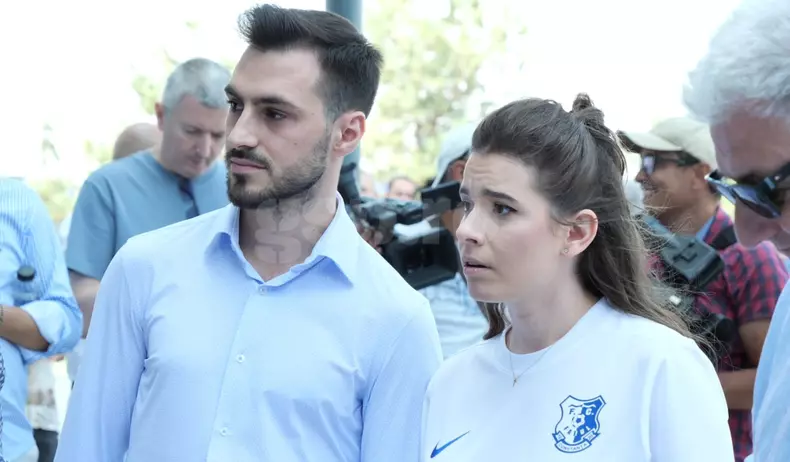 Kira Hagi și grecul Thomas Ferfelis sunt împreună de mai bine de un an. Foto: Gazeta Sporturilor