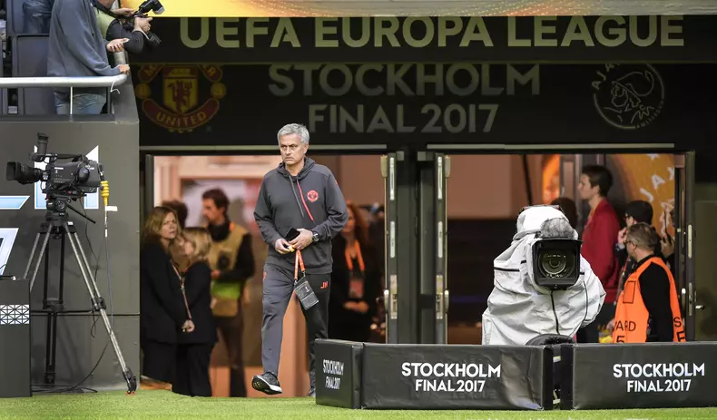 Manchester United pitch inspection