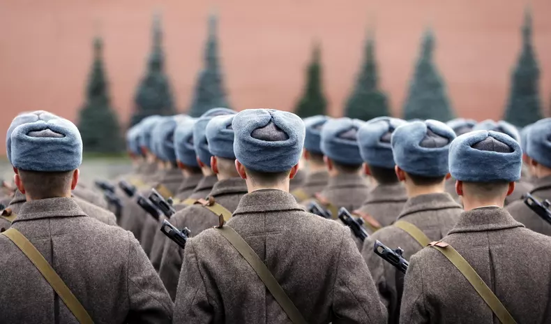 repeetiții pentru parada de Ziua Unității din Moscova