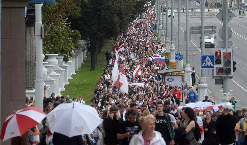 Protest Belarus 6 septembrie