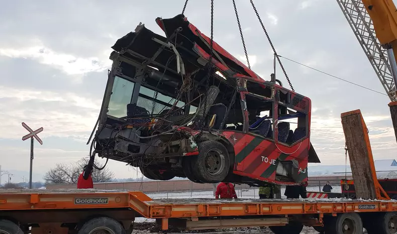 Five killed and dozens injured in train and bus collision near Nis, Serbia