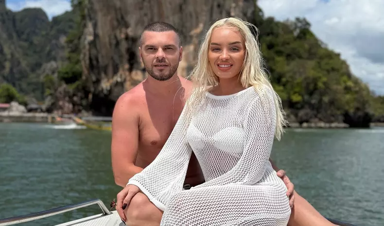 Maria Constantin si Robert in vacanta