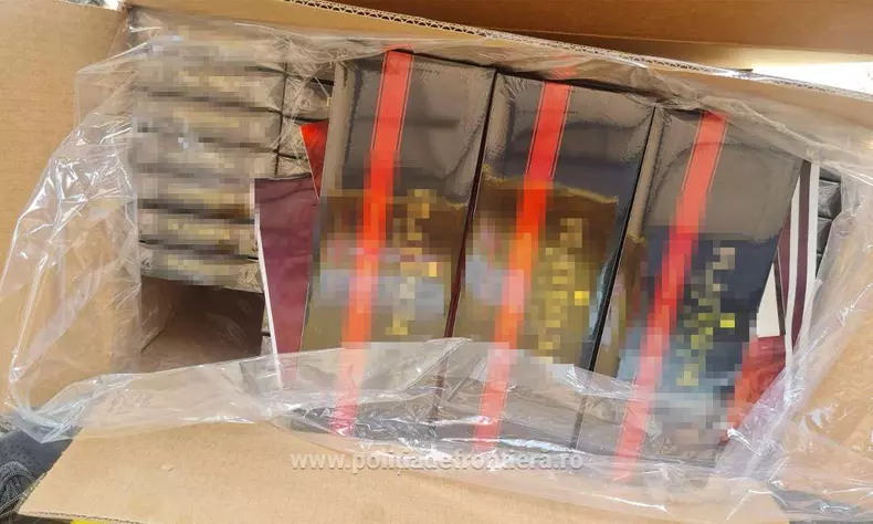 Țigarete în valoare de aproximativ 4 milioane de euro, descoperite într-un container de către poliţiştii de frontieră