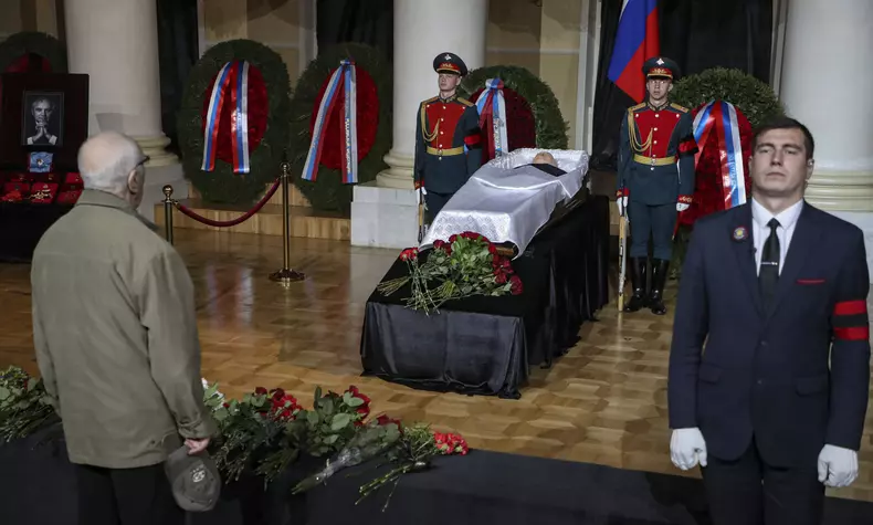 The funeral of the late former Soviet president Mikhail Gorbachev
