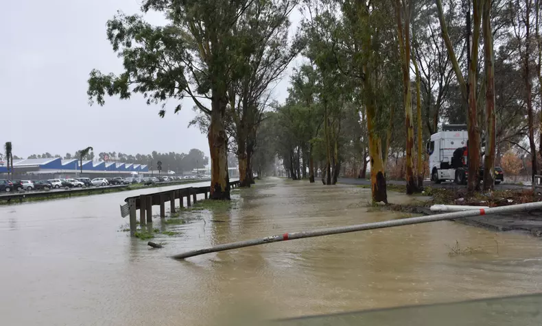 Bad weather in Catania