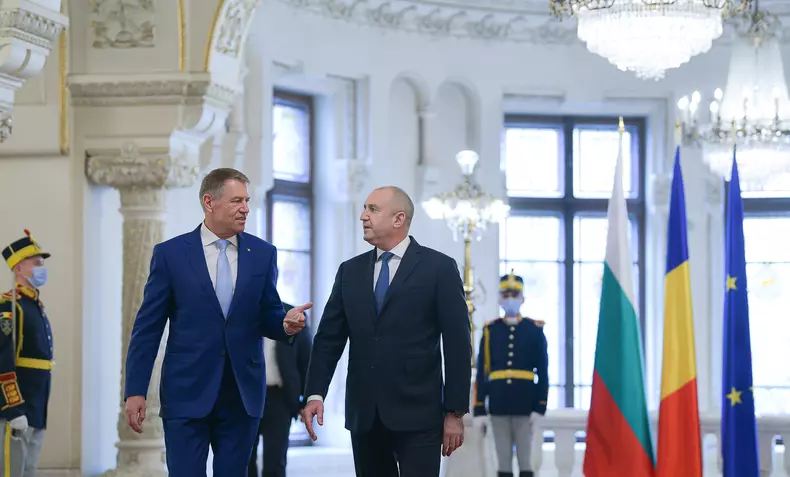 Klaus Iohannis si presedintele Bulgariei, Rumen Radev. Foto: Administrația Prezidențială