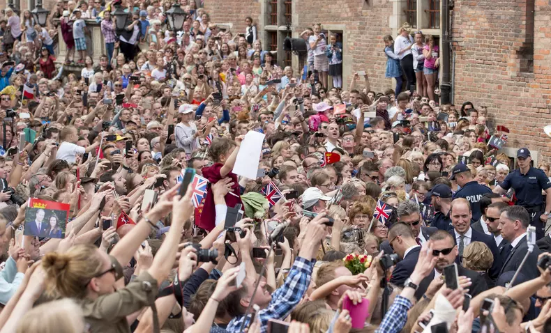Kate și Will, în Polonia