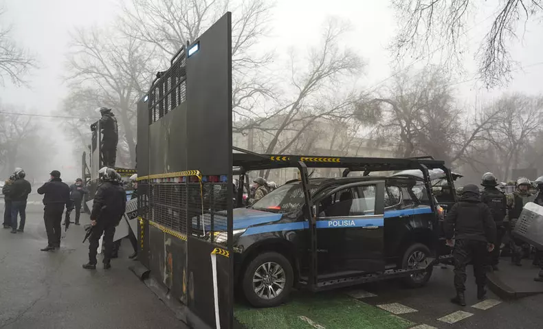 Rally over a hike in energy prices in Kazakhstan