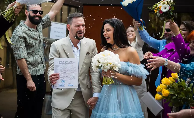 Vlad Gherman și Oana Moșneagu s-au căsătorit