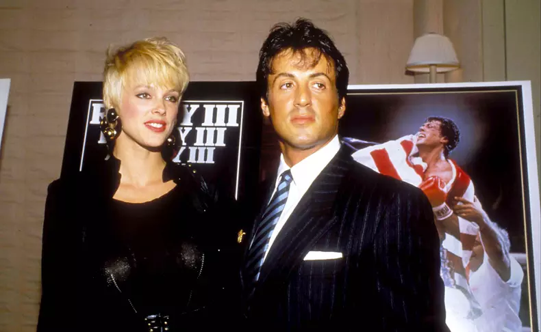 SYLVESTER STALLONE si BRIGITTE NIELSEN (northfoto)