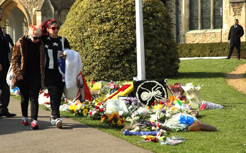 Keith Flint funeral Britain