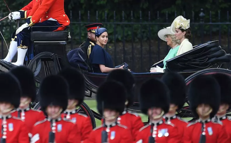 Trooping the Colour Queen's birthday parade in London
