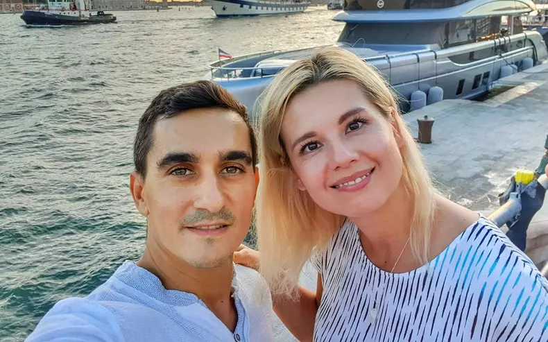 Marian Drăgulescu și iubita