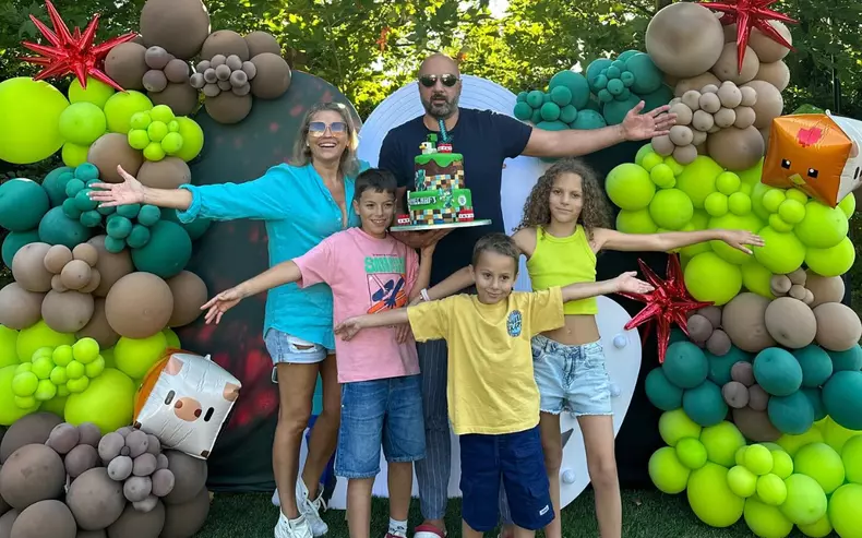 Mirela Vaida, sotul si copiii