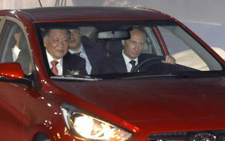 Vladimir Putin,  Chung Monng-koo
