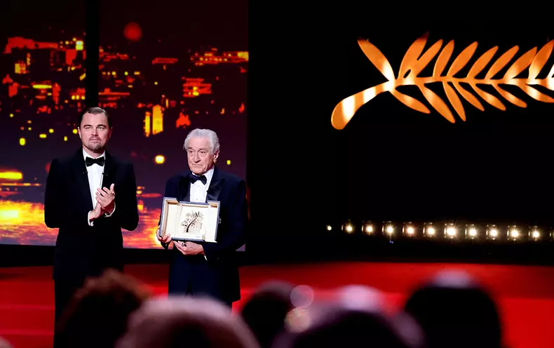 Leonardo DiCaprio, Robert De Niro (Palme d'Or d'honneur)