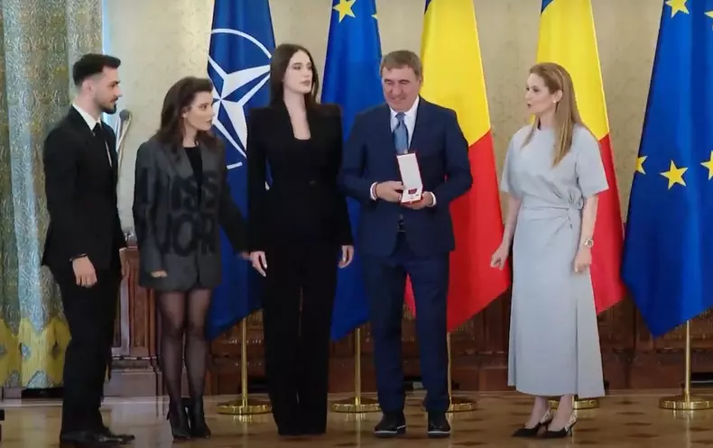 Gheorghe Hagi, soția Marilena, fiica Kira și nora Elena Tănase