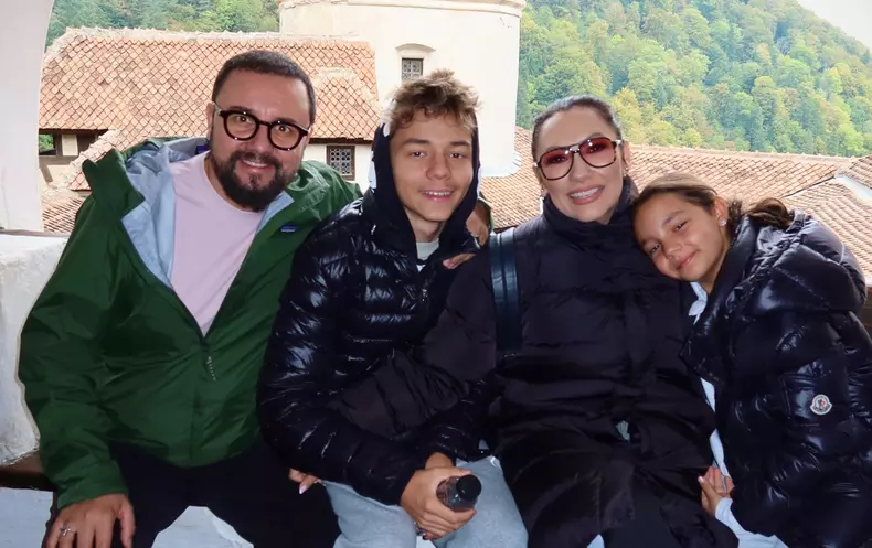 Familia Măruță după Revelion 2026