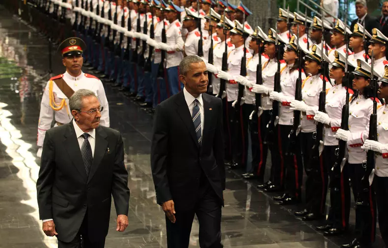 Barack Obama și Raul Castro