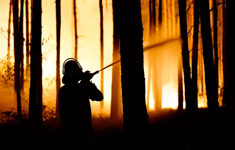 Forest fire leads to evacuation of villages in East Germany
