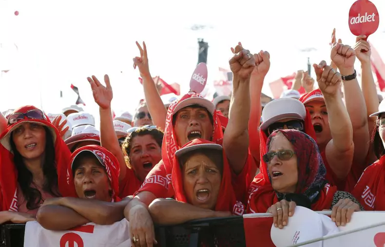 CHP opposition march from Ankara to Istanbul