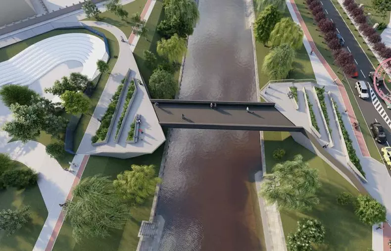 Pasarela indragostitilor, proiect