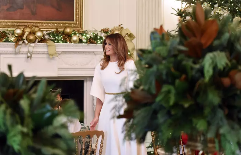 Cum a decorat Melania Trump Casa Albă de Crăciun