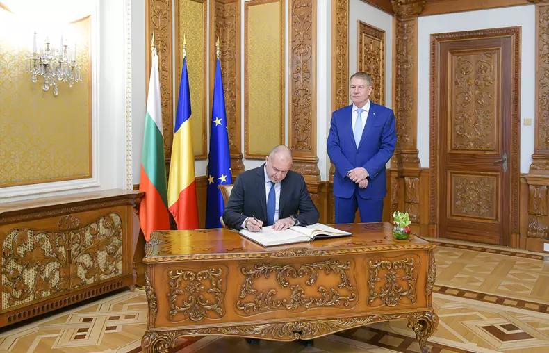 Klaus Iohannis si presedintele Bulgariei, Rumen Radev. Foto: Administrația Prezidențială