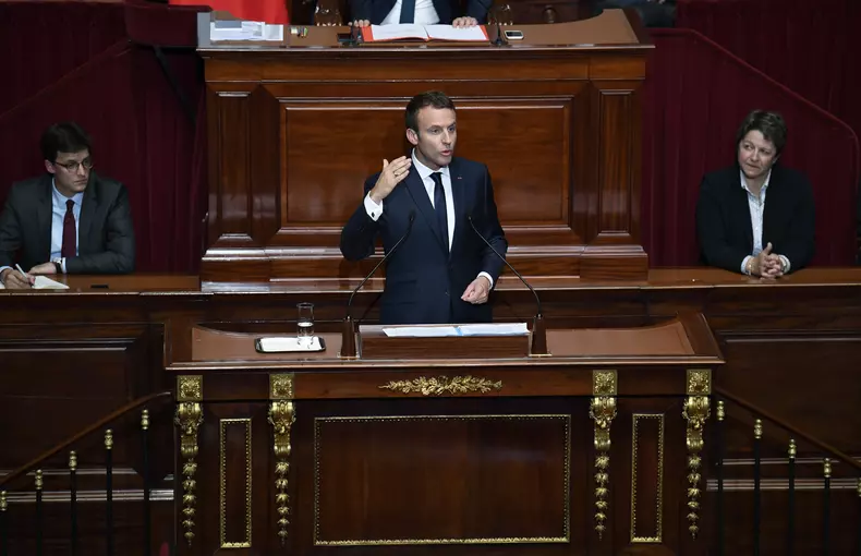 Emmanuel Macron, discurs solemn la Versailles