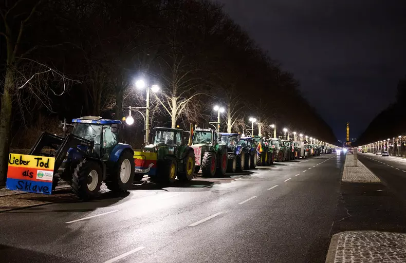 Farmers' protests in Berlin