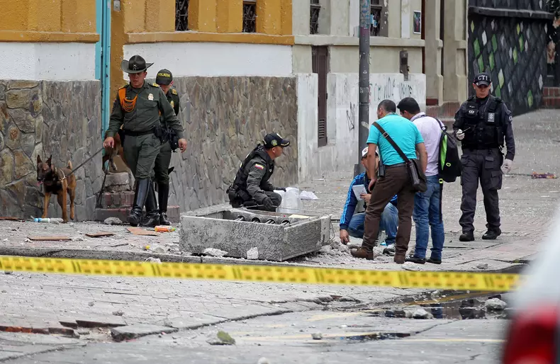 Explozie la Bogota