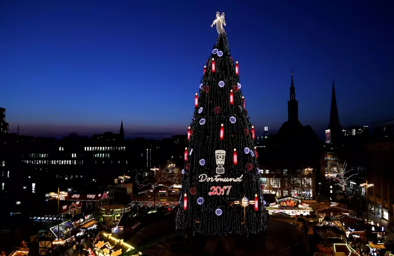 decorații de Crăciun în Dortmund