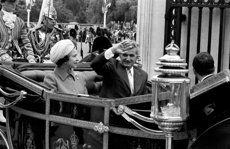 Politics - President Nicolae Ceausescu of Romania State Visit to the UK - London