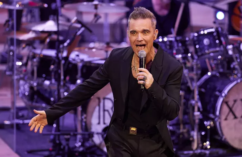 Robbie Williams concert in the Elbphilharmonie