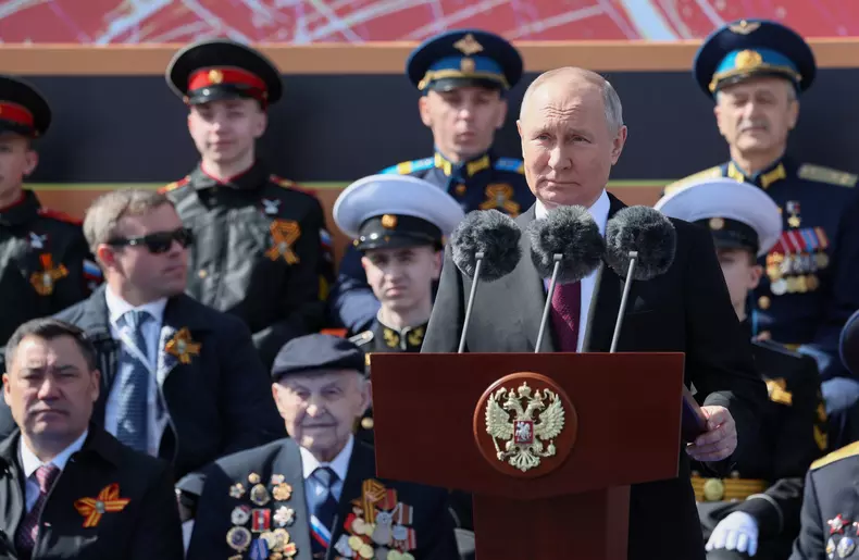 Russia Putin WWII Victory Day Parade