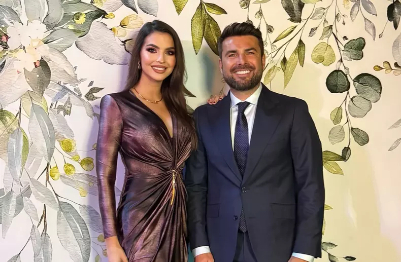 Sandra și Adrian Mutu