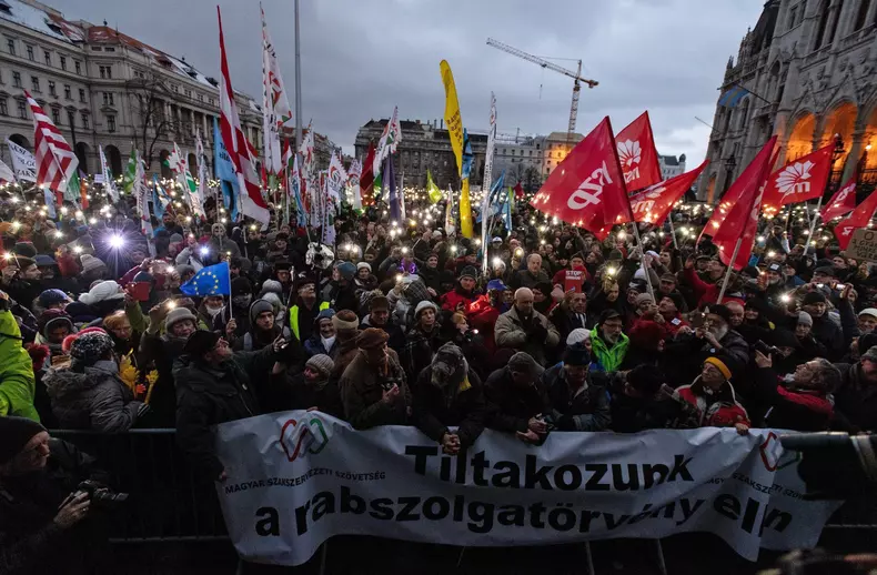 Anti-government protests in Budapest