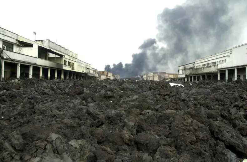 DRC-VOLCANO-EXPLOSION-DESTRUCTION