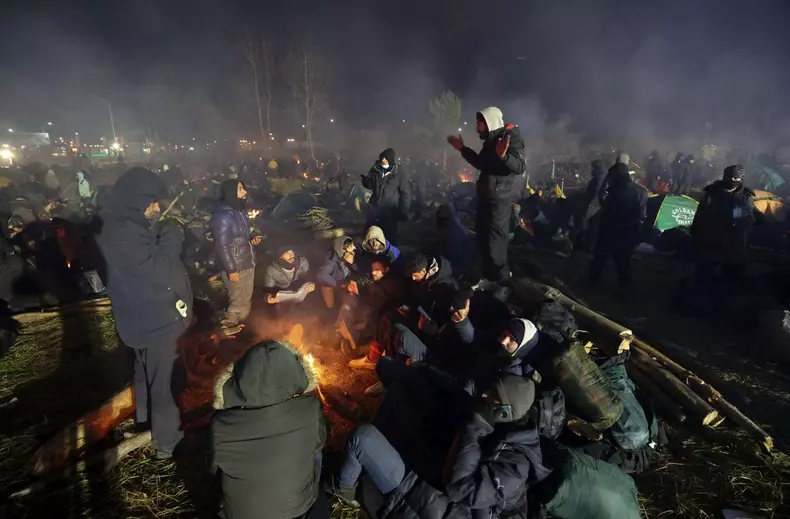 Belarusian-Polish border situation