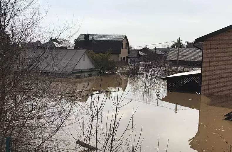 Thousands evacuated after a dam bursts amidst flooding in a Russian city of Orsk, Orenburg region