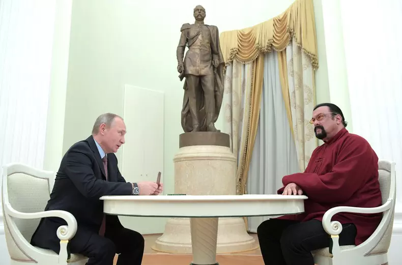 US actor Steven Seagal appointed as Russian goodwill ambassador to US.