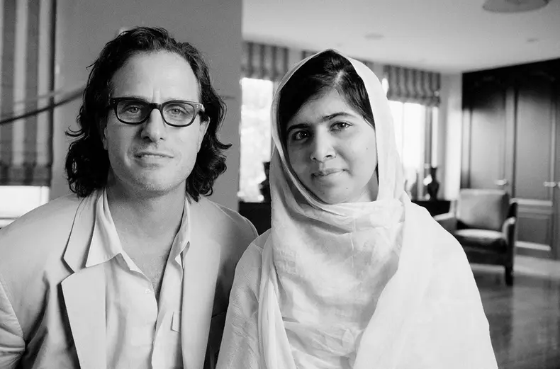 Davis Guggenheim and Malala Yousafzai