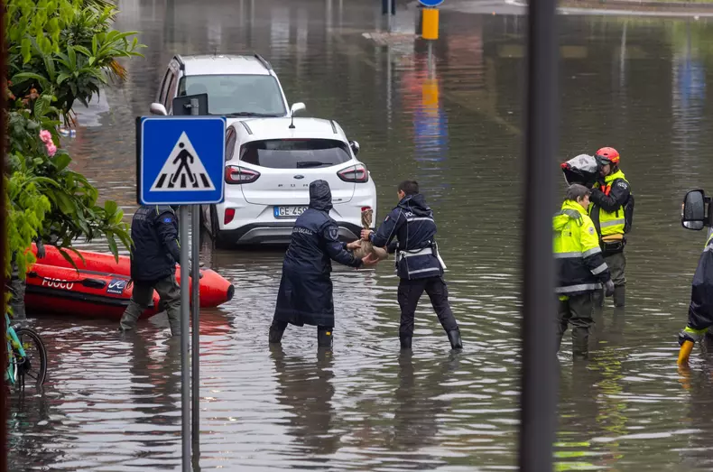 Milan - Lambro Via Rilke Flood, Italy - 15 May 2024