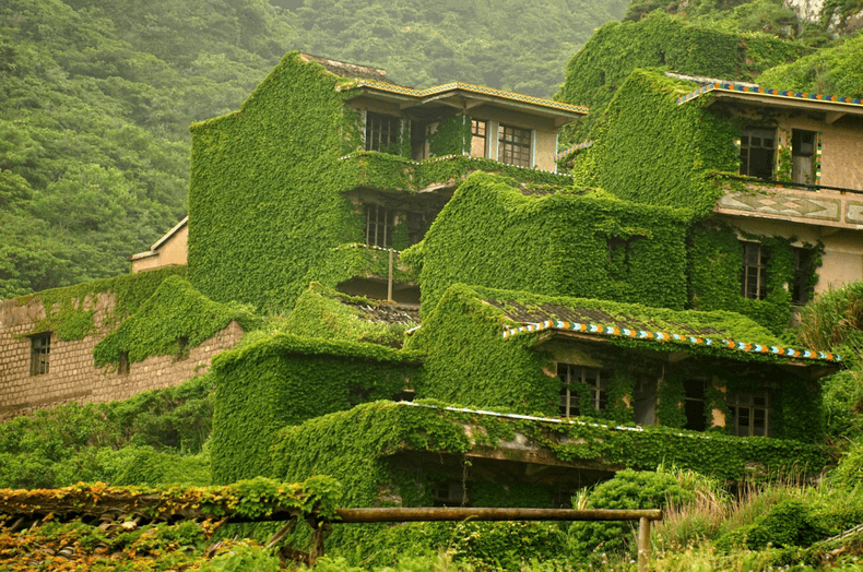 Satul pescăresc abandonat din China, situat pe insula Gouqi-1